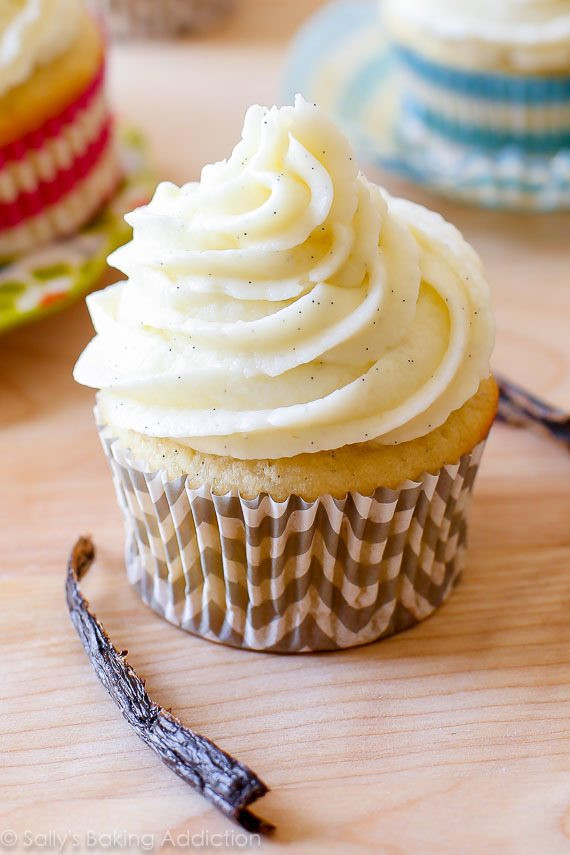 How To Make Vanilla Cupcakes
 Very Vanilla Cupcakes Sallys Baking Addiction