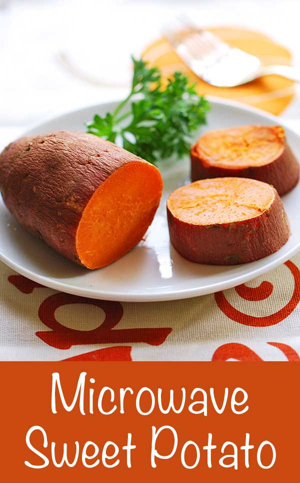 How To Microwave Sweet Potato
 microwave sweet potato