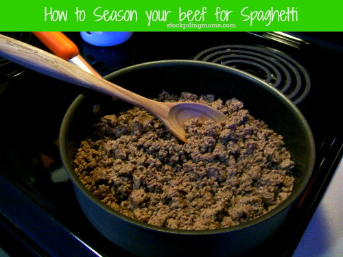 How To Season Ground Beef
 How to Season your beef for Spaghetti