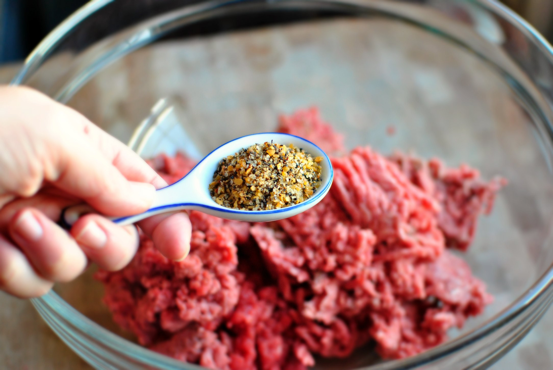 How To Season Ground Beef
 Simply Scratch Steak Burgers with Jarlsberg Sautéed