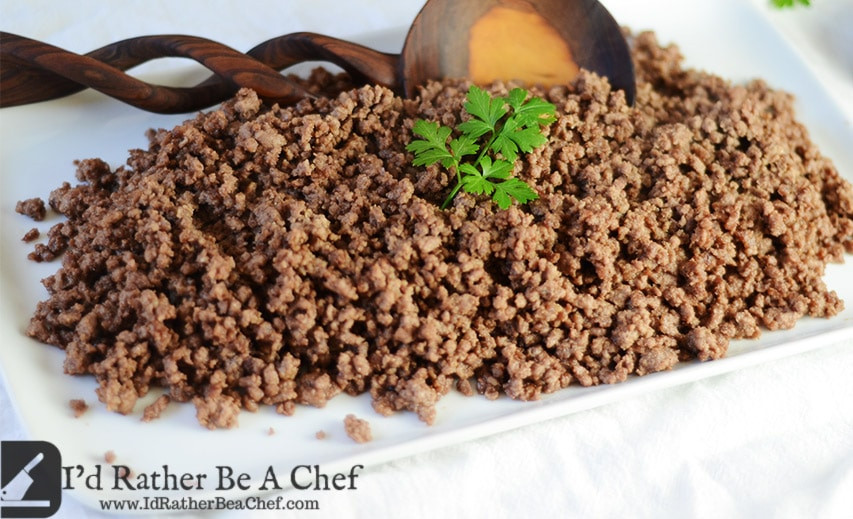 How To Season Ground Beef
 Seasoned Ground Beef Recipe