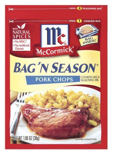 How To Season Pork Chops
 McCormick Bag N Season Pork Chops 1 06 oz Bag