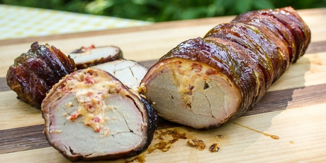 How To Smoke A Pork Loin
 Smoked Pork Tenderloin Stuffed with Roasted Red Peppers