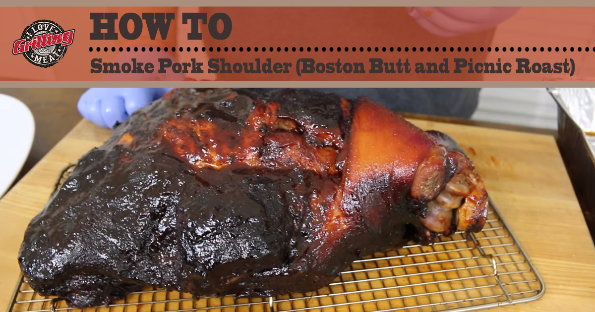 How To Smoke A Pork Shoulder
 How To Smoke Pork Shoulder Boston Butt and Picnic Roast