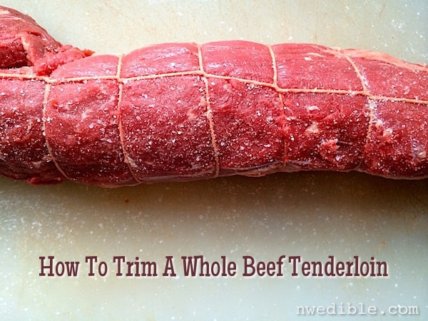 How To Trim A Beef Tenderloin
 How To Trim A Whole Beef Tenderloin For The Holidays