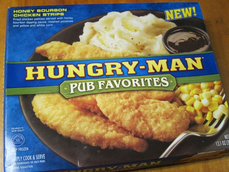 Hungry Man Frozen Dinners
 Frozen Friday Hungry Man Honey Bourbon Chicken Strips