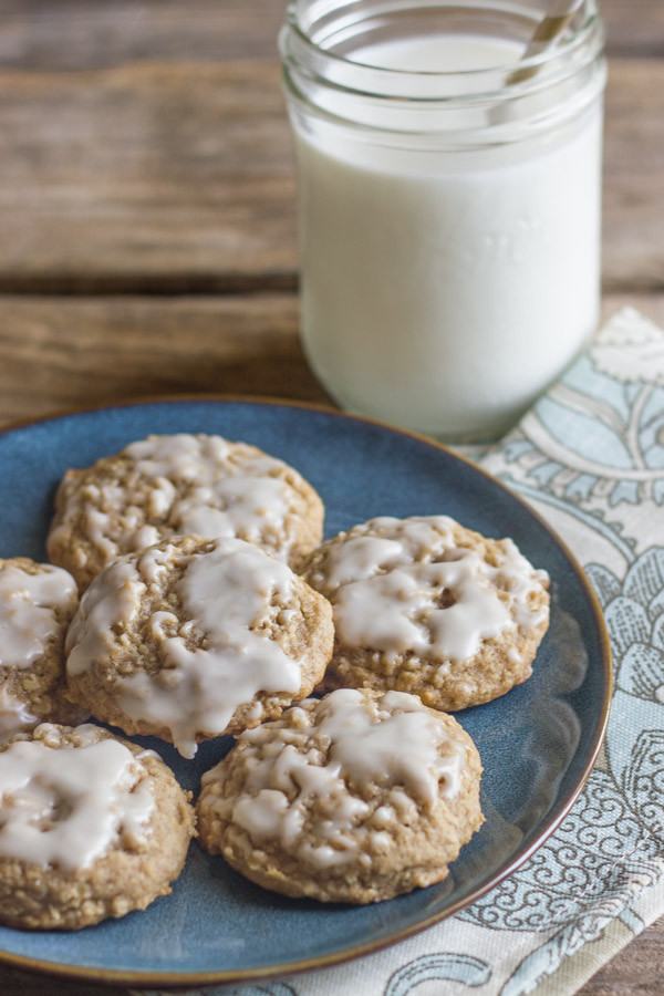 Iced Oatmeal Cookies
 Maple Iced Oatmeal Cookies Lovely Little Kitchen