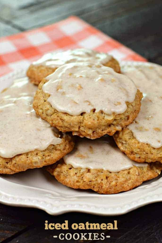 Iced Oatmeal Cookies
 Iced Oatmeal Cookies Shugary Sweets
