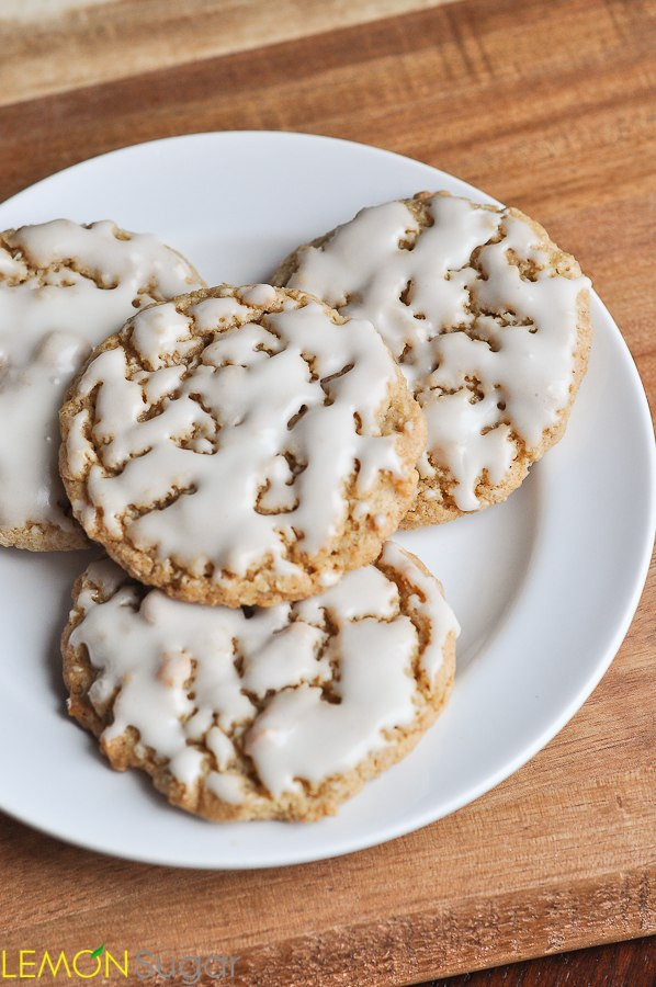 Iced Oatmeal Cookies
 Iced Oatmeal Cookies Lemon Sugar