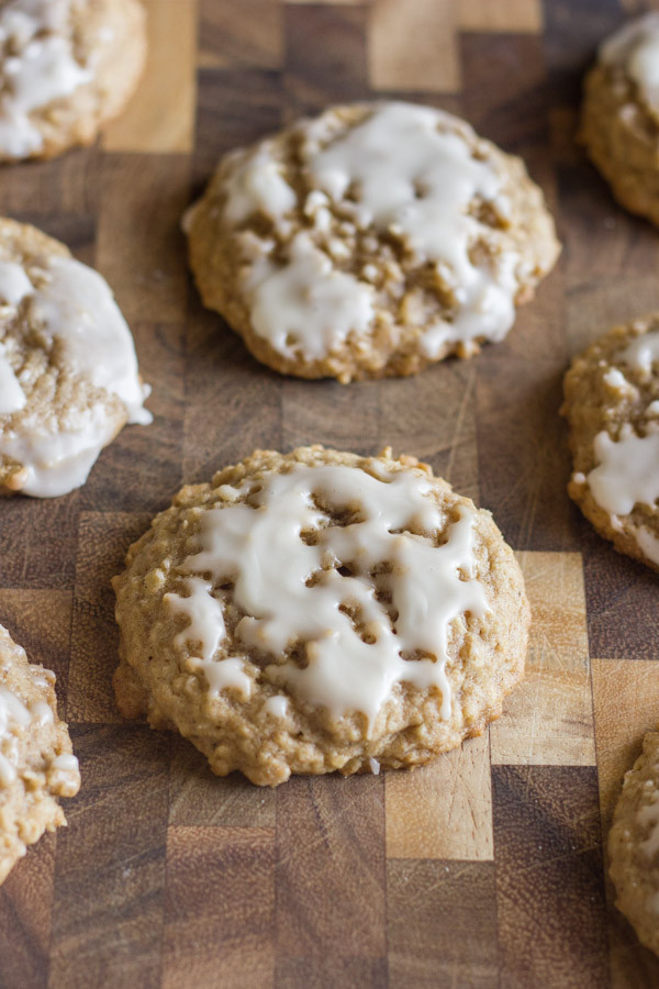 Iced Oatmeal Cookies
 Maple Iced Oatmeal Cookies Lovely Little Kitchen