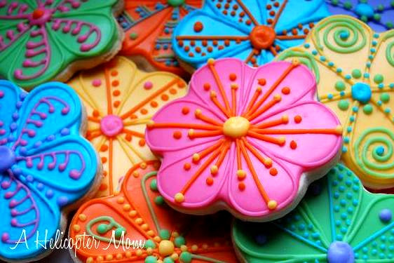 Iced Sugar Cookies
 Hand Decorated Iced Sugar Cookies Recipe A Helicopter Mom