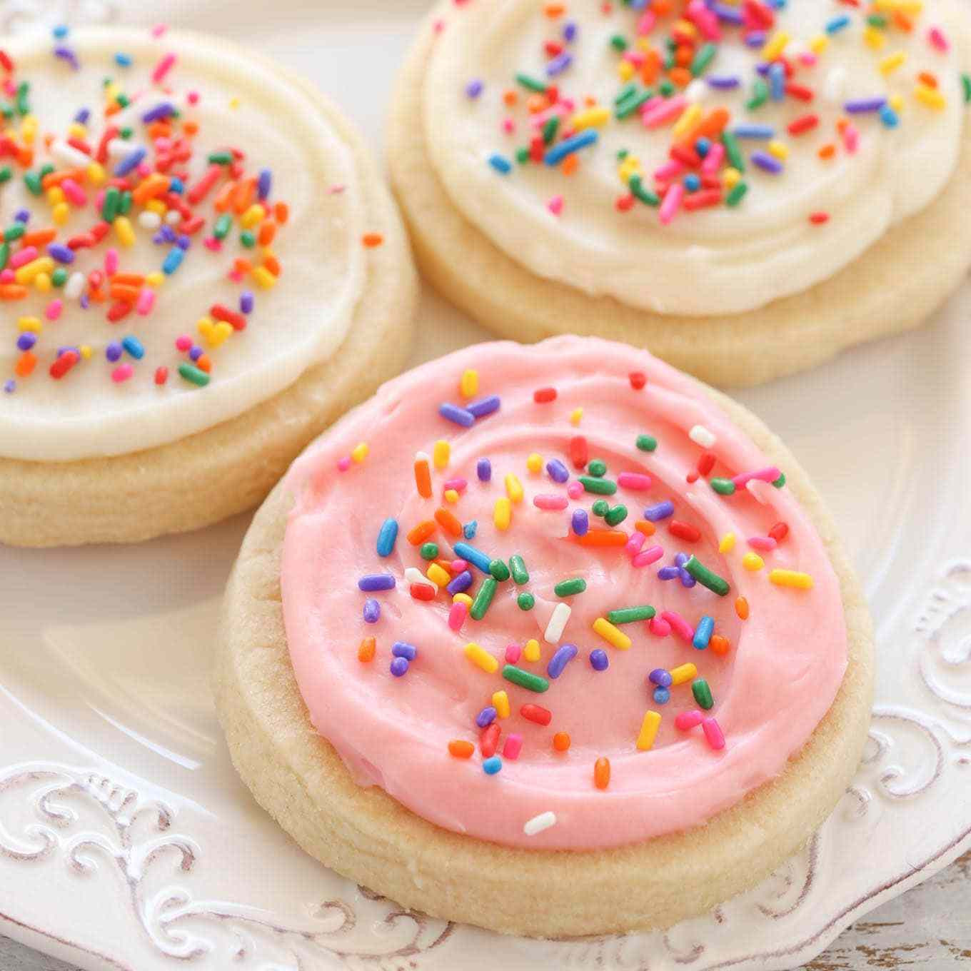 Icing Recipe For Sugar Cookies
 Soft Cut Out Sugar Cookies with Cream Cheese Frosting