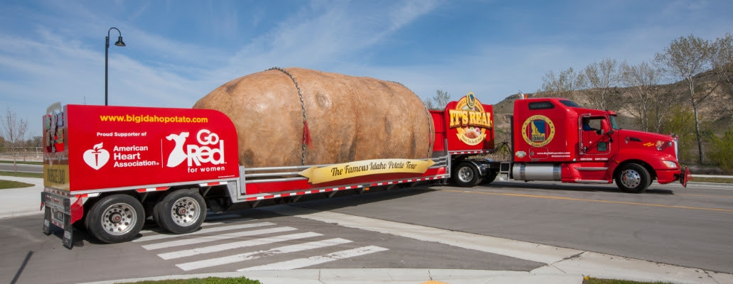 Idaho Potato Truck
 The Big Idaho Potato Truck is back on the road