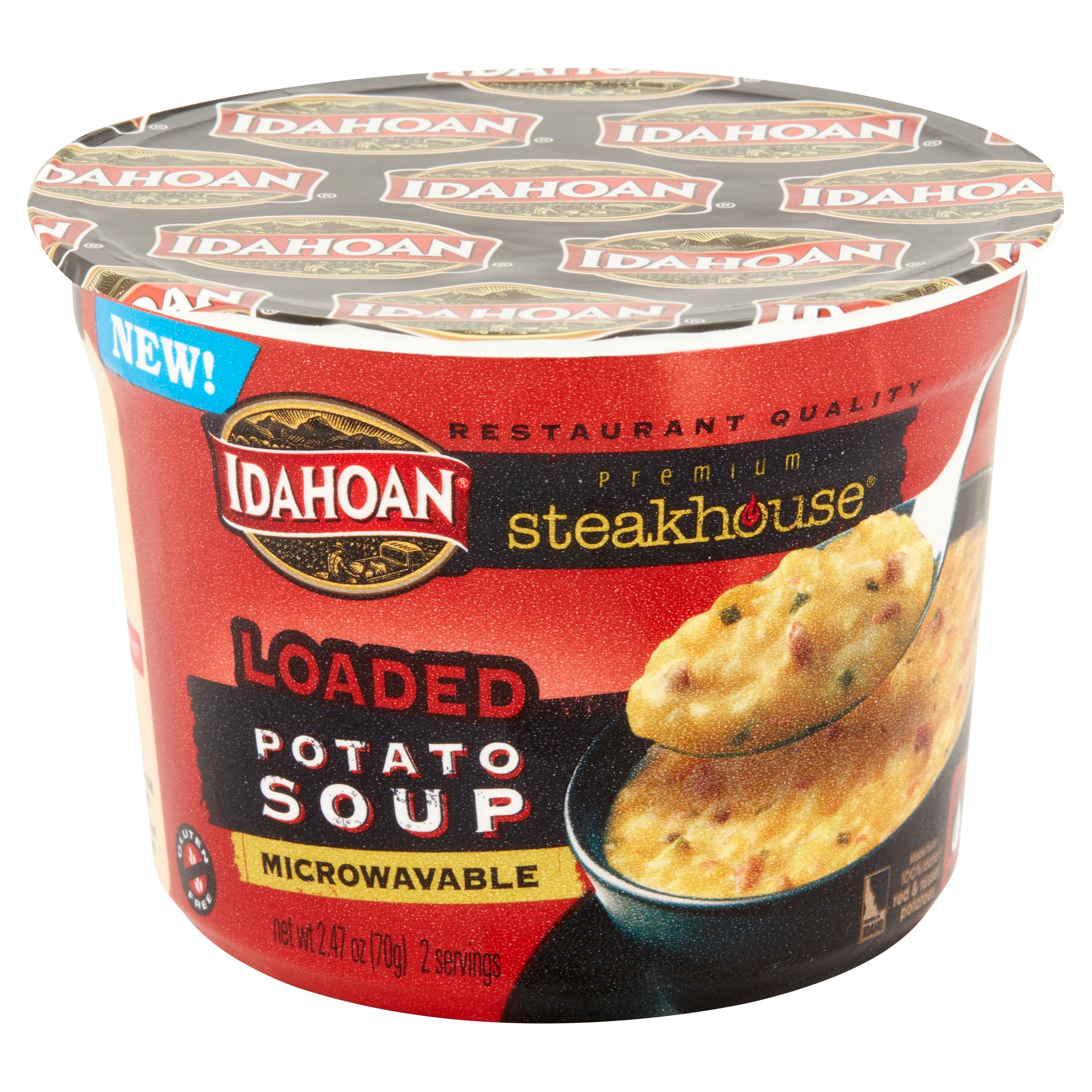 Idahoan Potato Soup
 Idahoan Foods Loaded Potato Soup Cup Walmart