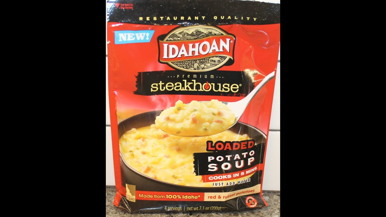 Idahoan Potato Soup
 Idahoan Steakhouse Loaded Potato Soup Review