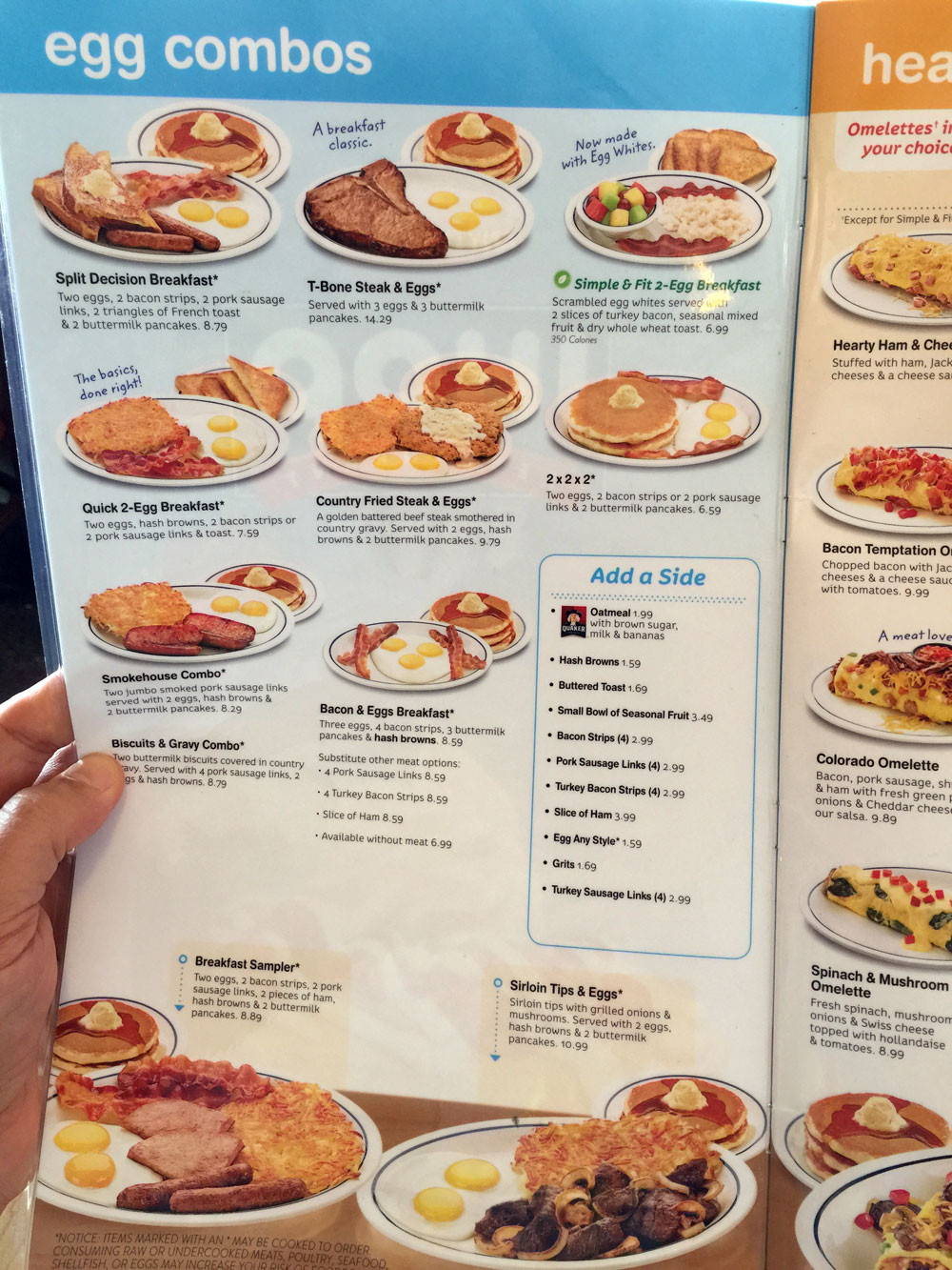 Ihop Dinner Menu
 Independent Restaurant Review IHOP Store 406 Sandy