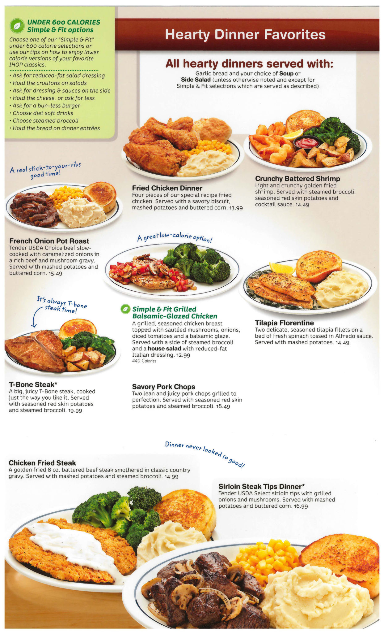 Ihop Dinner Menu
 Maui Menus IHOP Restaurant