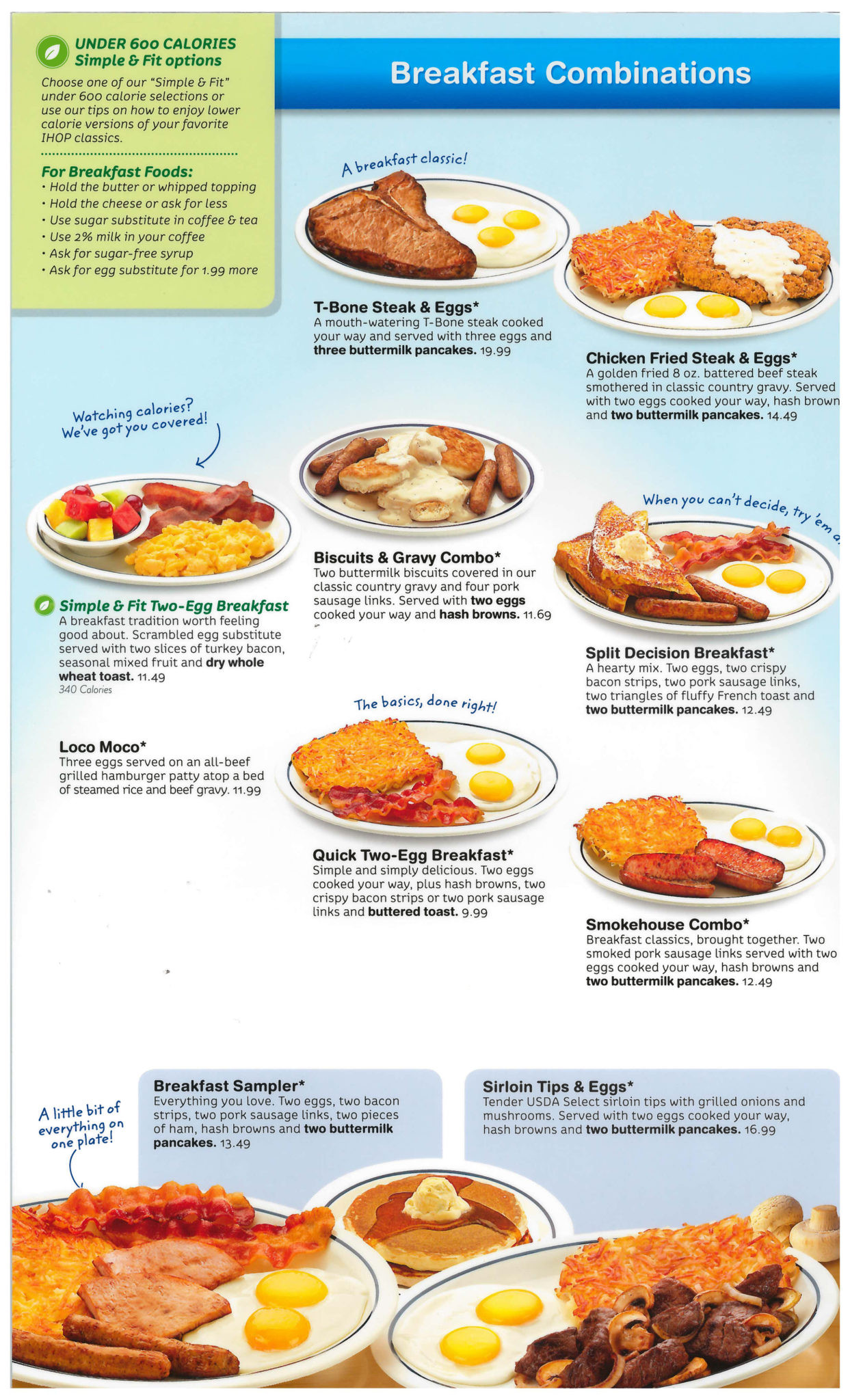 Ihop Dinner Menu
 Maui Menus IHOP Restaurant