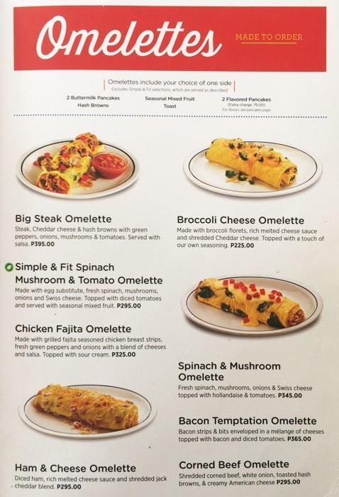 Ihop Dinner Menu
 IHOP Menu Menu for IHOP Bonifacio Global City Taguig