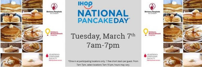 Ihop Free Pancakes 2017
 Free Pancakes Tuesday