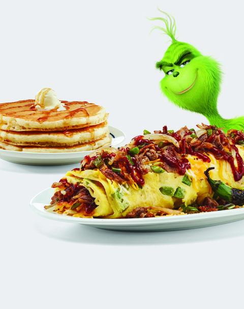 Ihop Grinch Pancakes
 IHOP Created A Holiday Menu Inspired By The Grinch IHOP