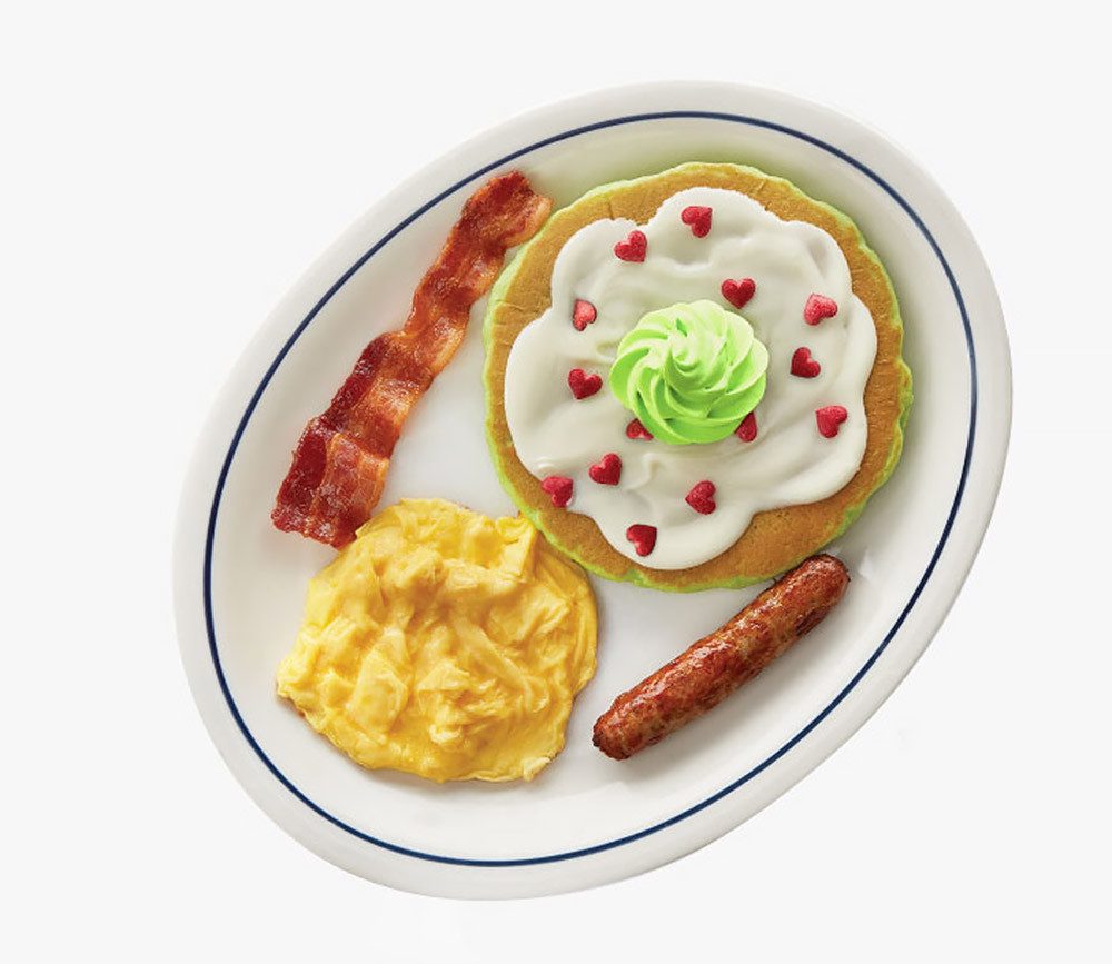 Ihop Grinch Pancakes
 IHOP Introduces Grinch Menu For the Holiday Season