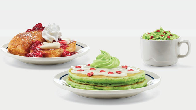 Ihop Grinch Pancakes
 IHOP Reveals New Grinch Inspired 2018 Holiday Menu Chew Boom