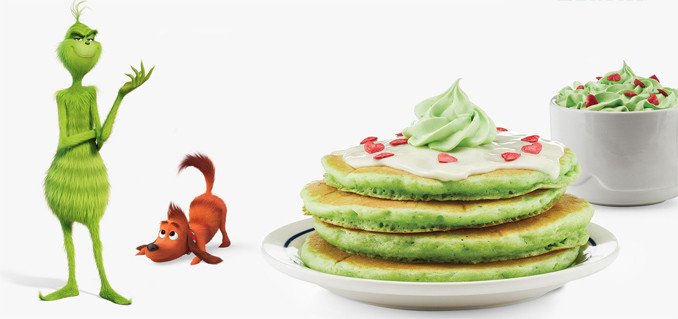 Ihop Grinch Pancakes
 IHOP Reveals New Grinch Inspired 2018 Holiday Menu Chew Boom