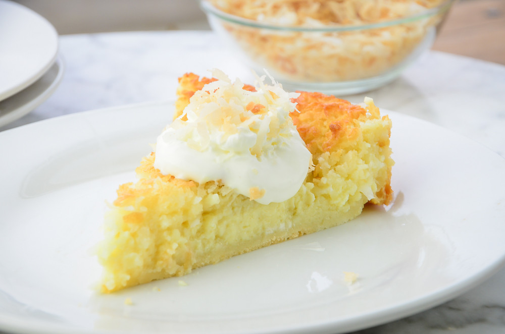 Impossible Coconut Pie
 It is Possible to Make Impossible Coconut Pie with