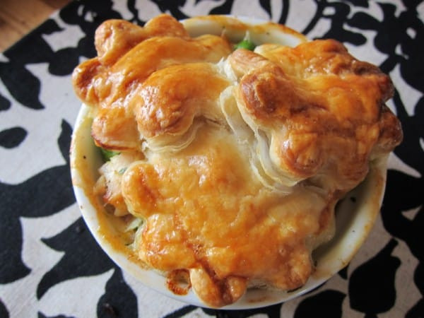 Ina Garten Chicken Pot Pie
 mini chicken pot pies with flowers & star crusts