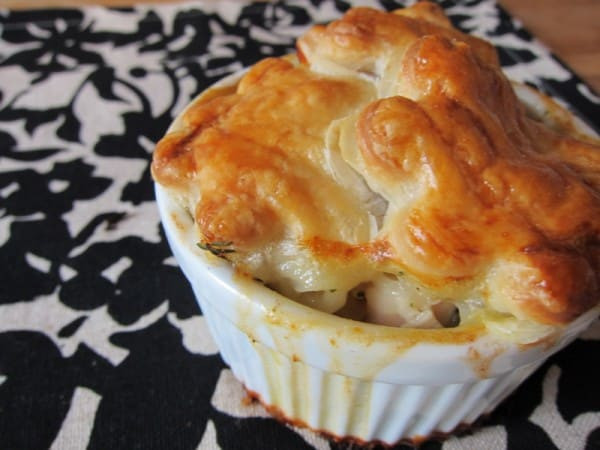 Ina Garten Chicken Pot Pie
 mini chicken pot pies with flowers & star crusts