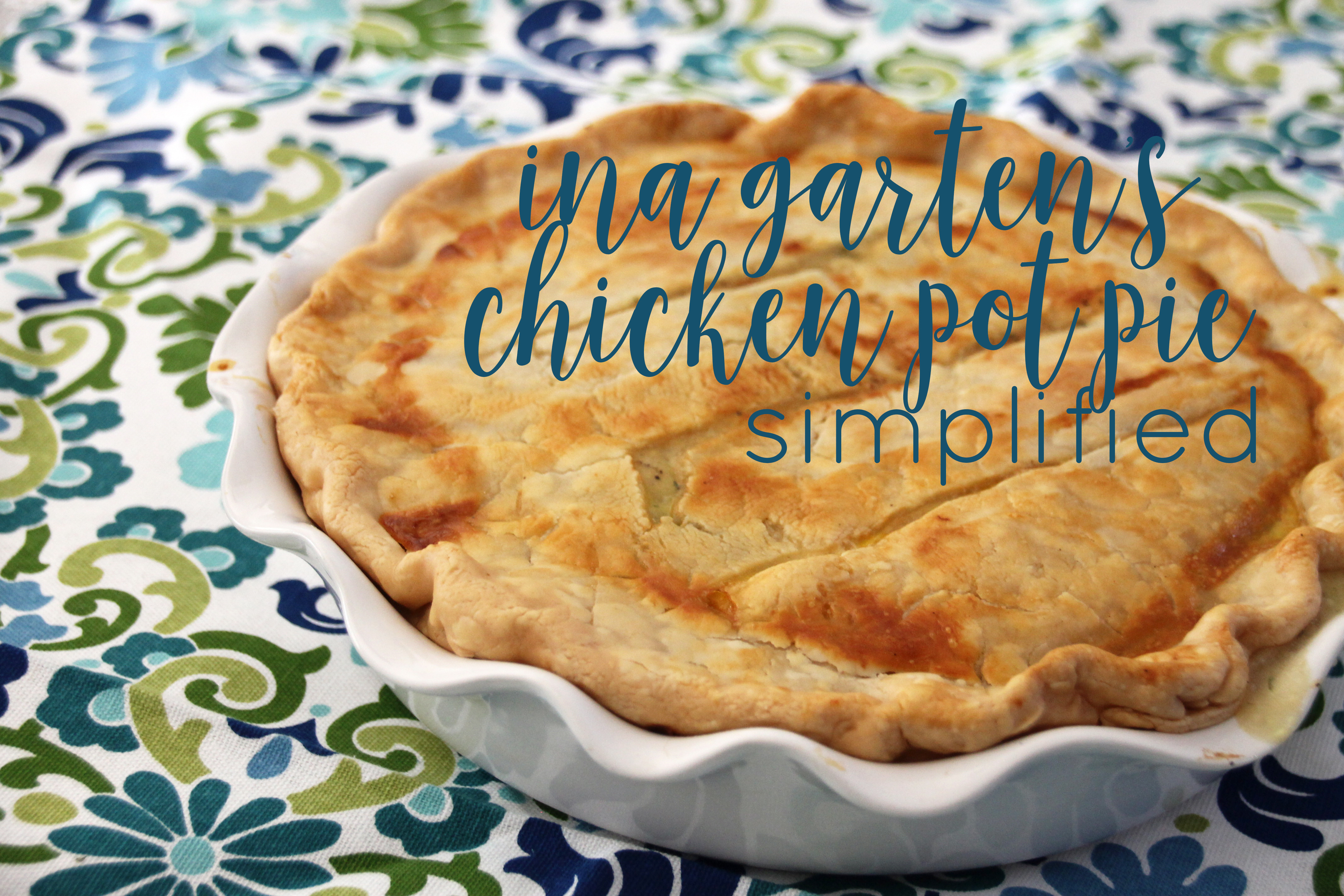 Ina Garten Chicken Pot Pie
 ina garten’s chicken pot pie simplified