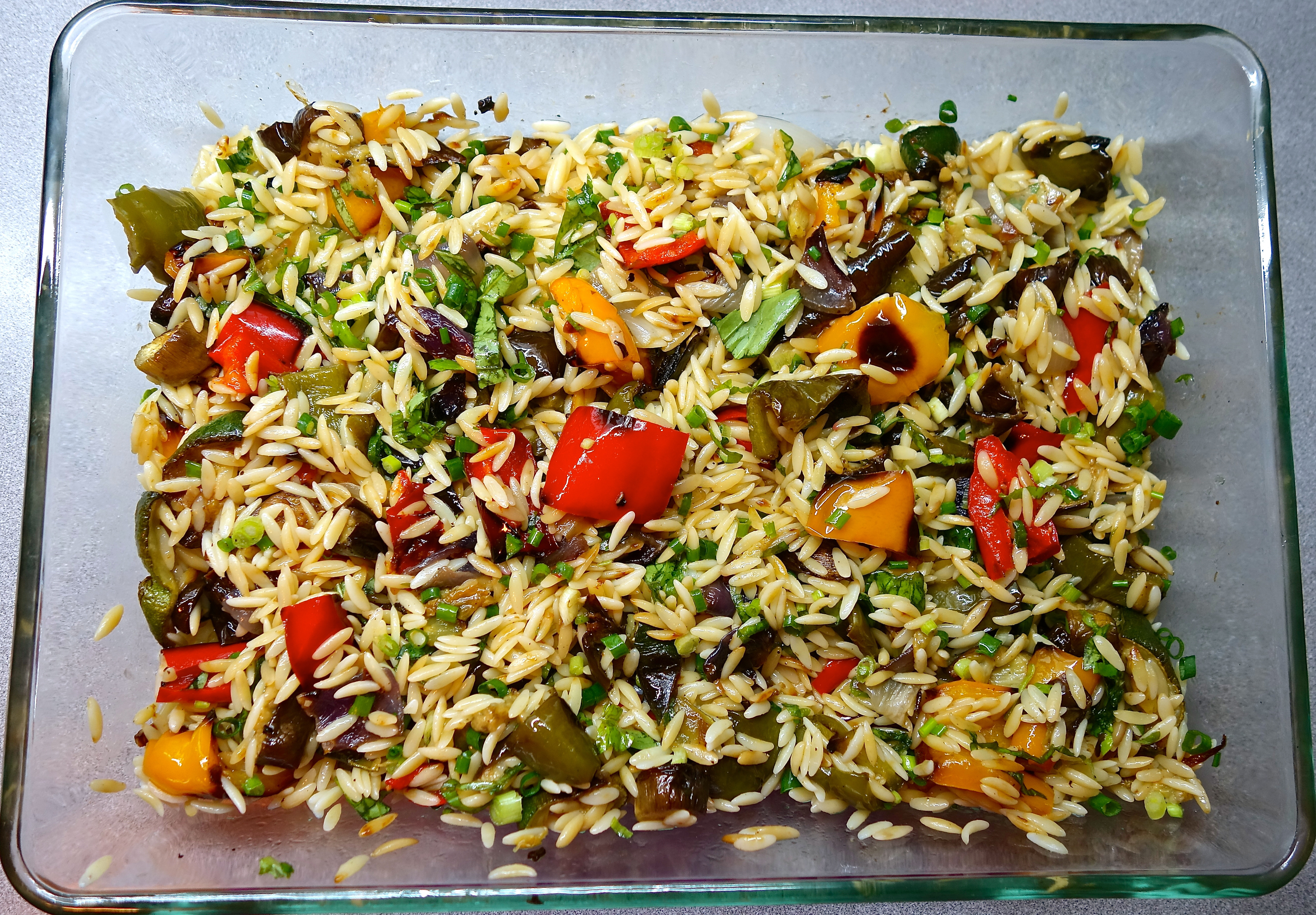 Ina Garten Roasted Vegetables
 Cooking the Books Orzo with Roasted Ve ables