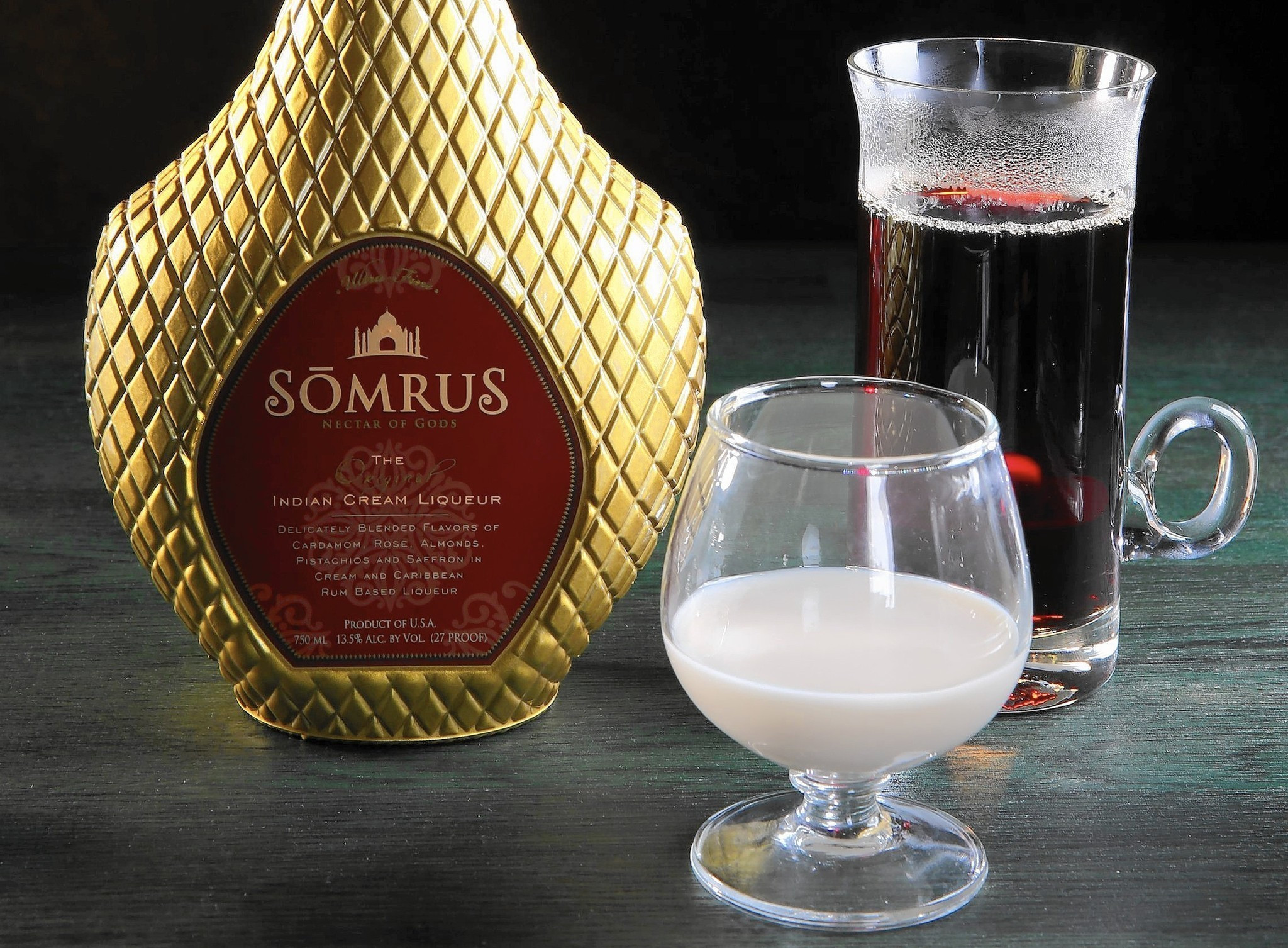 Indian Alcoholic Drinks
 Flavors of Indian dessert captured in Somrus liqueur