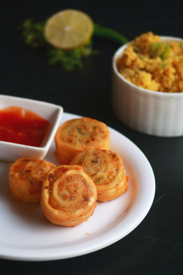 Indian Appetizer Recipes
 samosa pinwheels how to make samosa pinwheels recipe