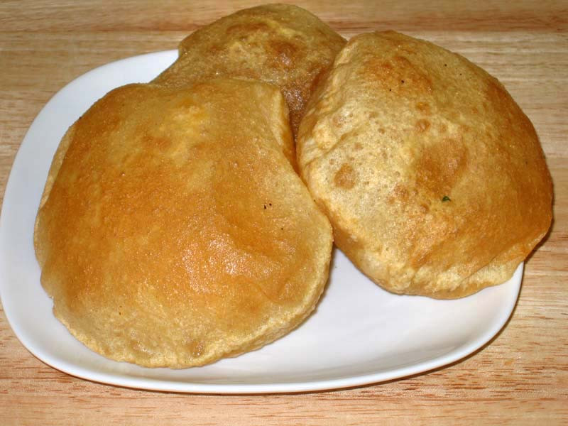 Indian Bread Recipe
 Puri Indian Puffed Flat Bread Manjula s Kitchen