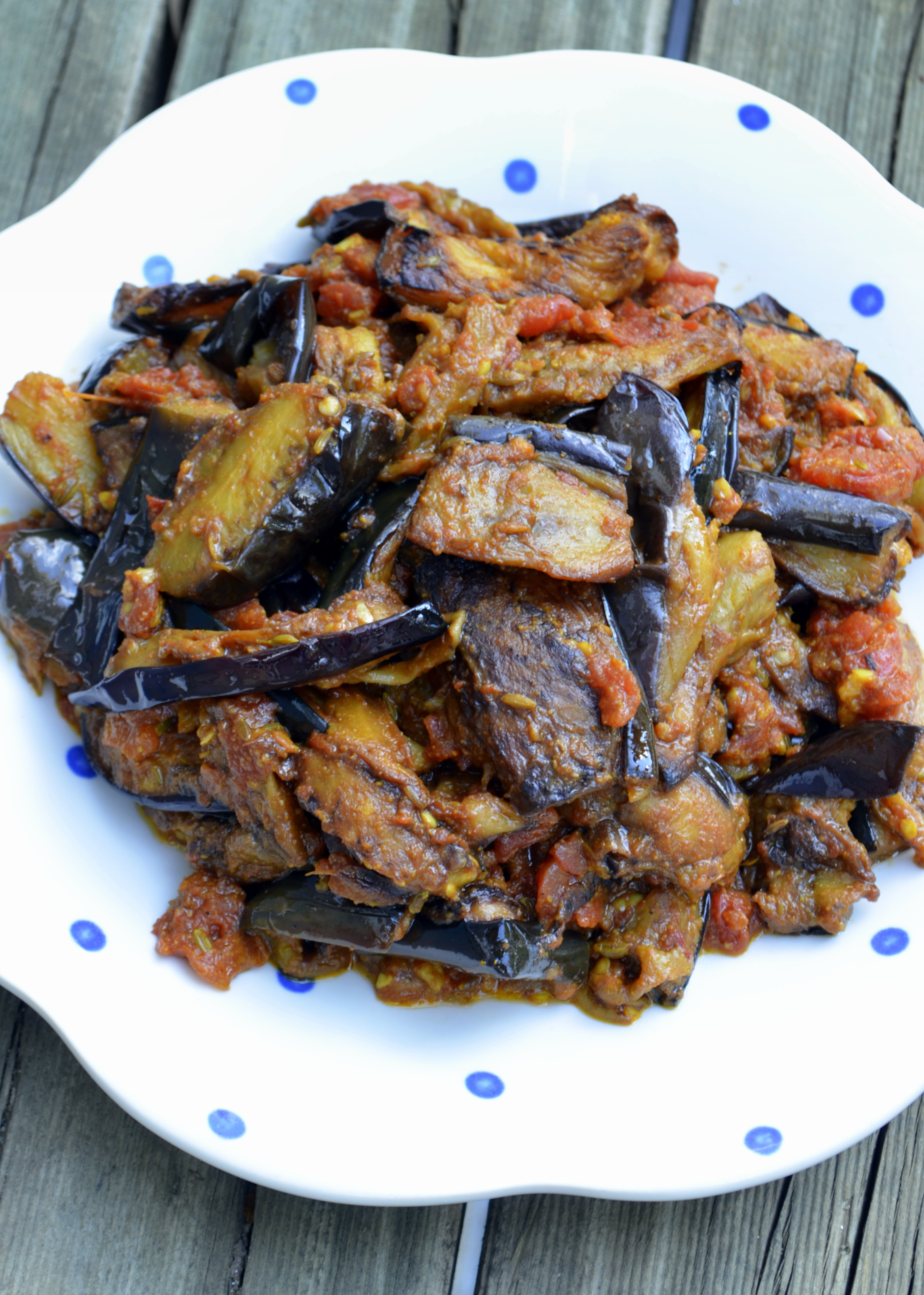 Indian Eggplant Recipes
 Recipe Spicy Indian Eggplant with Tomatoes