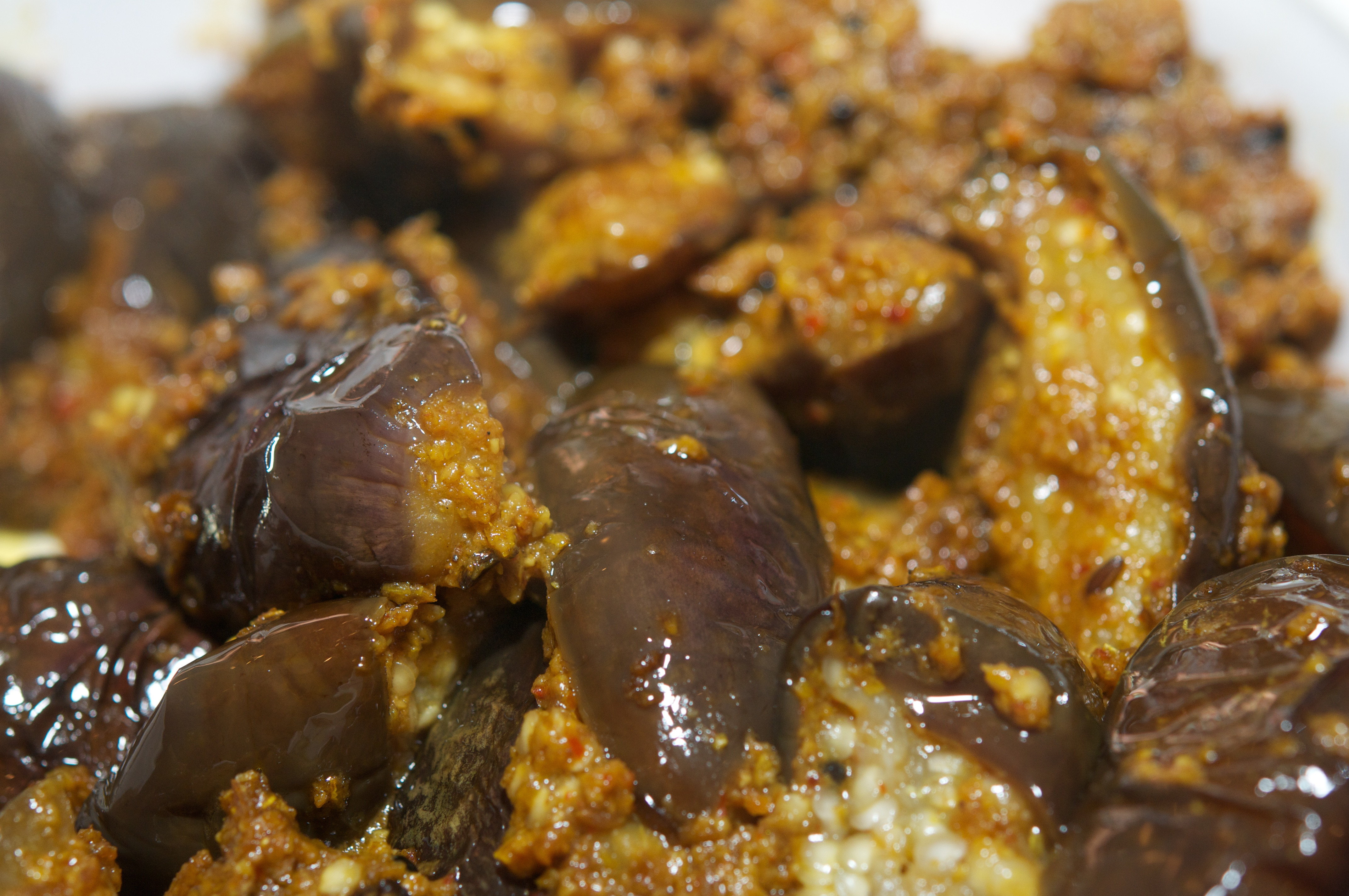 Indian Eggplant Recipes
 Indian recipe aubergine baingan eggplant