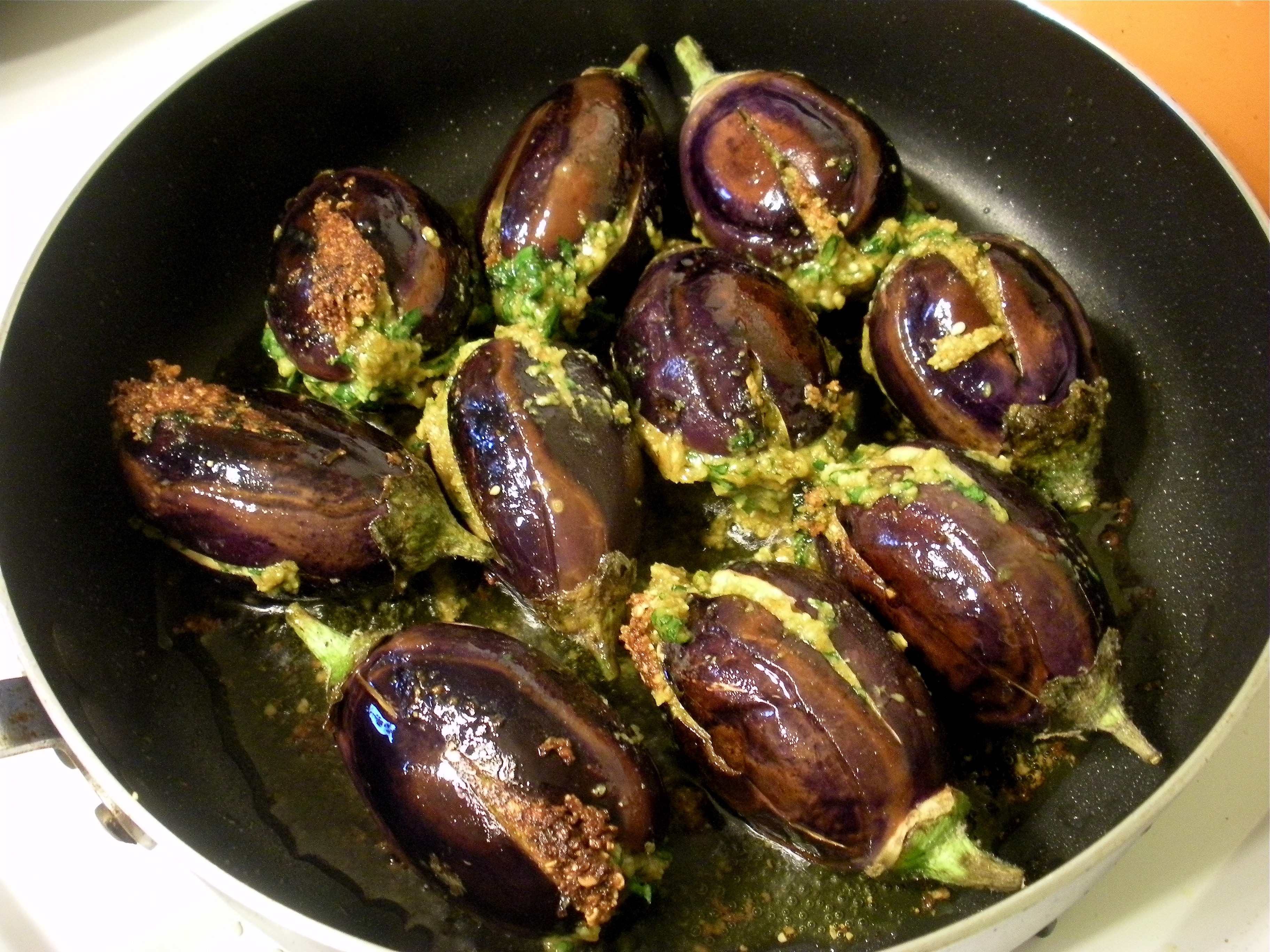 Indian Eggplant Recipes
 Stuffed Indian Eggplant