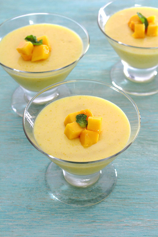 Indian Mango Dessert
 Mango pudding recipe Without gelatin How to make mango