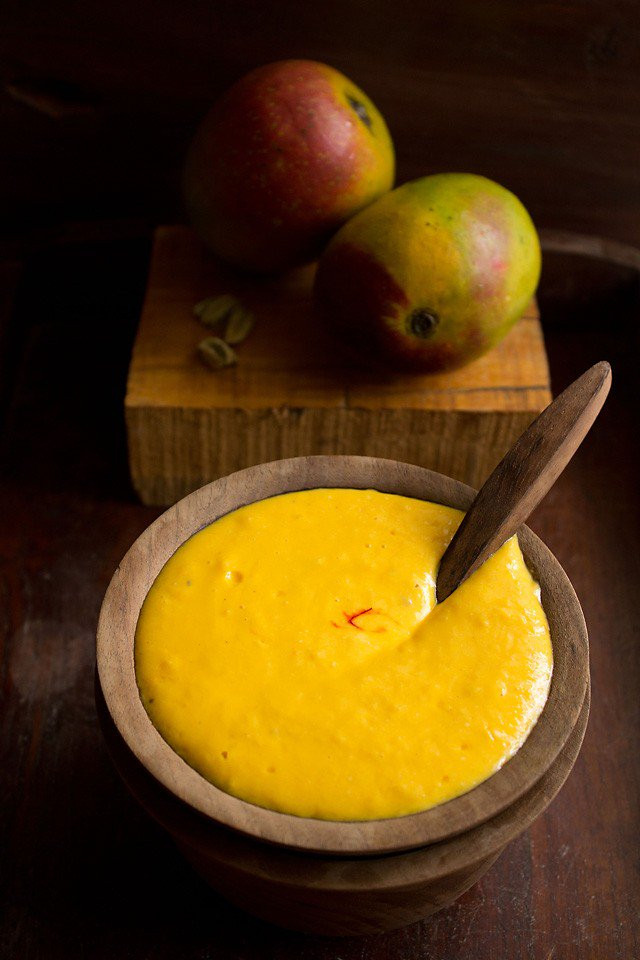 Indian Mango Dessert
 mango shrikhand or amrakhand how to make mango shrikhand