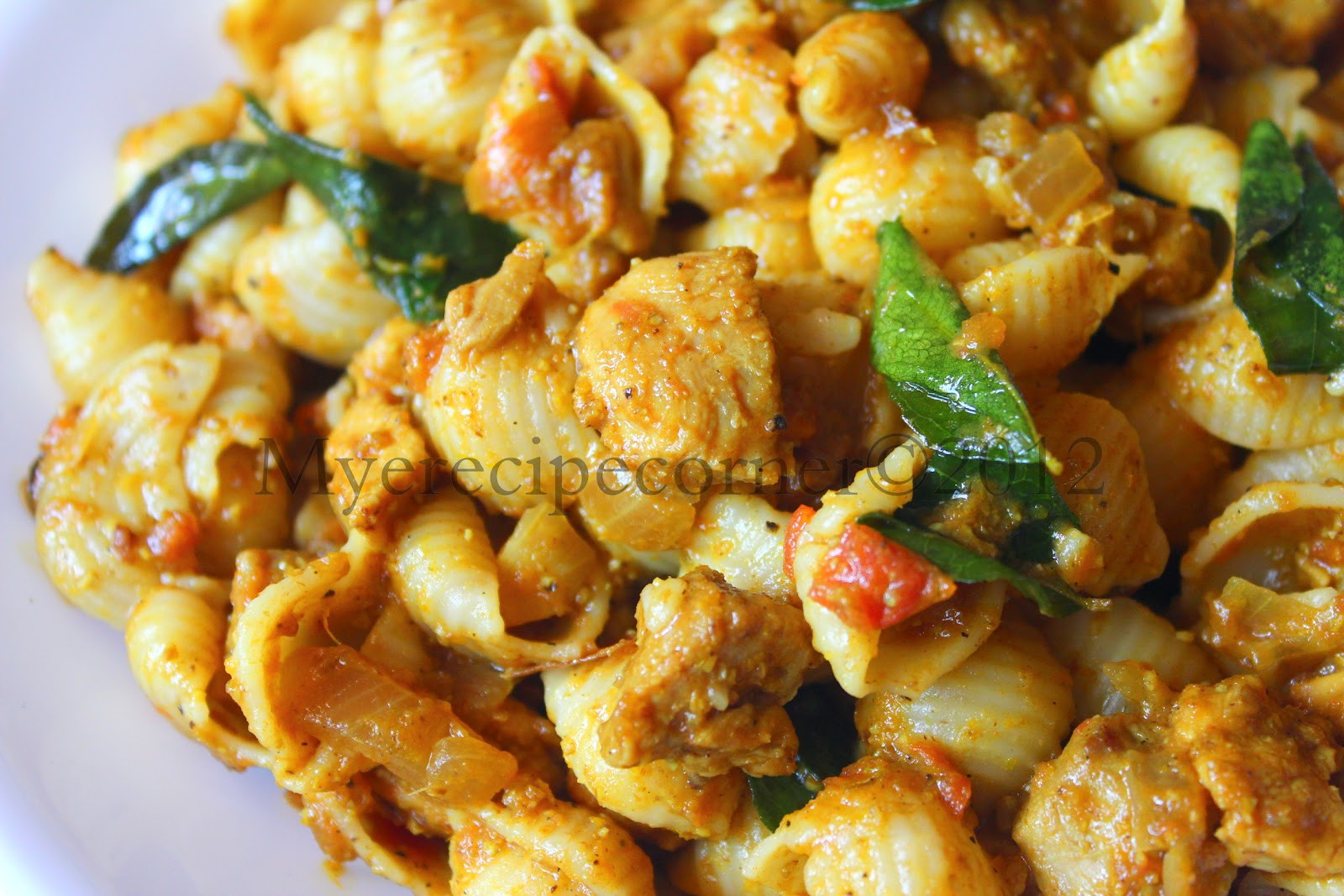 Indian Pasta Recipes
 Mye s Kitchen Indian style Chicken Pasta Recipe