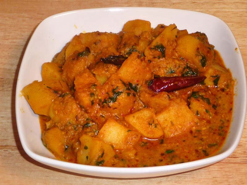 Indian Potato Curry
 Aloo Dum Potato Curry Manjula s Kitchen Indian