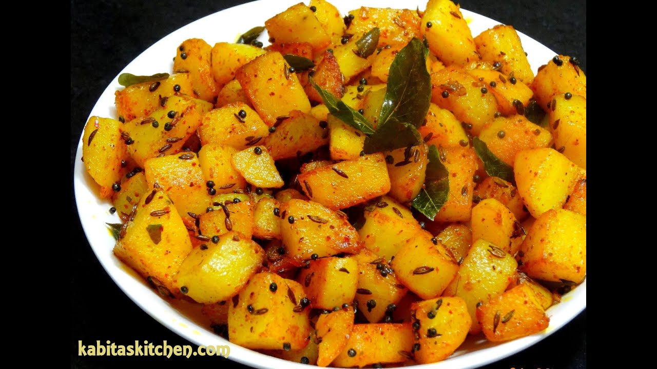 Indian Potato Recipes
 Aloo Fry Recipe Simple Potato Fry for Lunch box Easy an