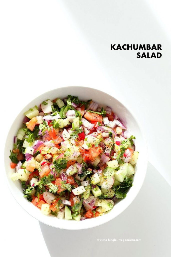 Indian Salad Recipes
 Kachumber Salad Cucumber Tomato ion Salad Recipe