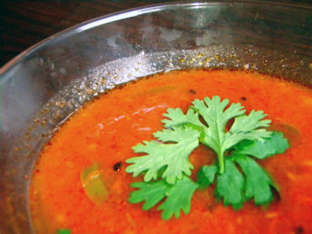 Indian Tomato Soup
 Rasam Indian Tomato Soup Recipe
