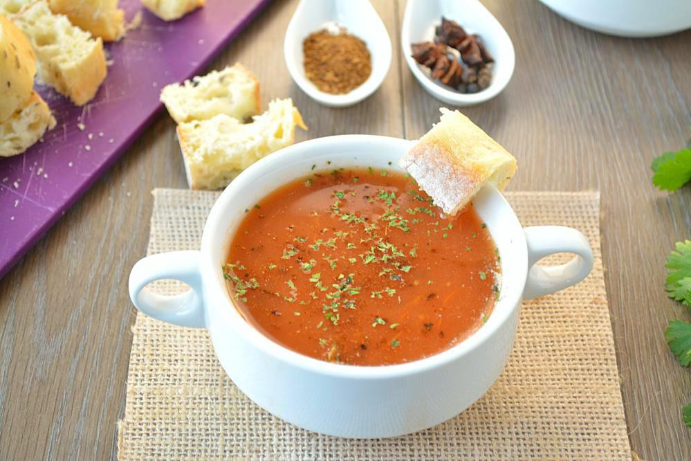 Indian Tomato Soup
 Tamatar ka shorba Spiced Indian Tomato soup tomato