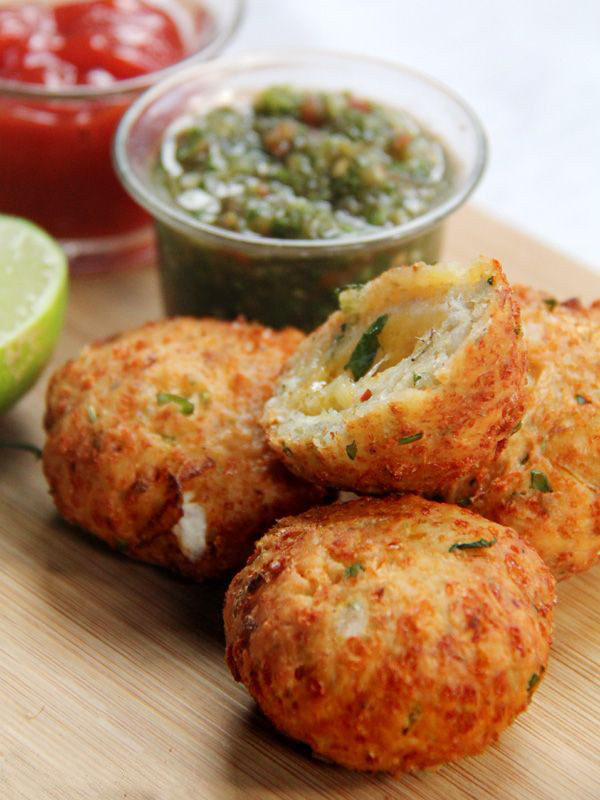 Indian Veg Appetizers
 Indian Crispy Cheese and Curry Lentil Balls Food So Good