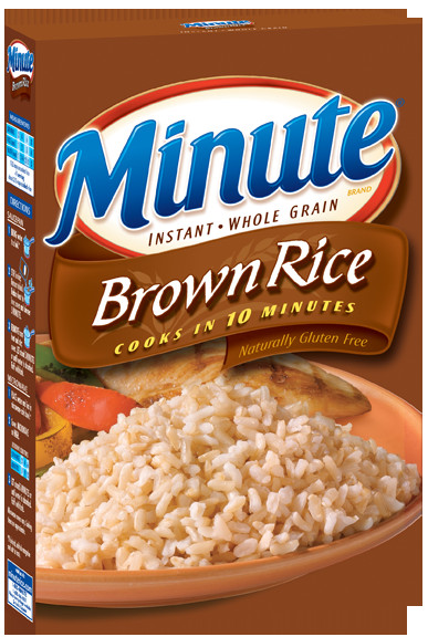 Instant Brown Rice
 Minute Whole Grain Brown Rice We can help