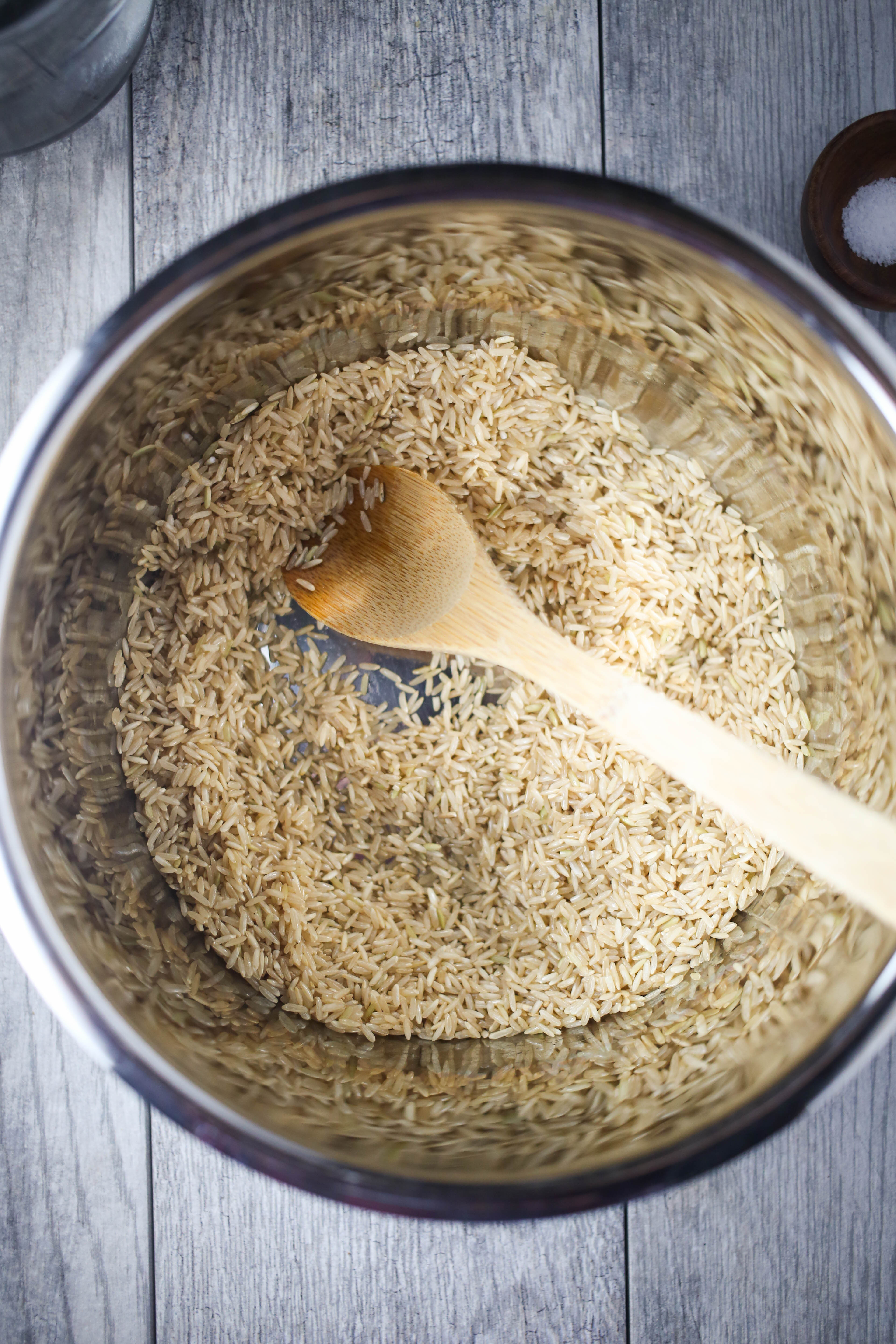 Instant Brown Rice
 How to make Brown Rice in the Instant Pot